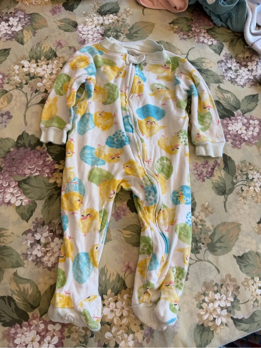 Burt's Bees Baby Multi-Color Animal & Duck Footed Pajama  3 sleeper Set